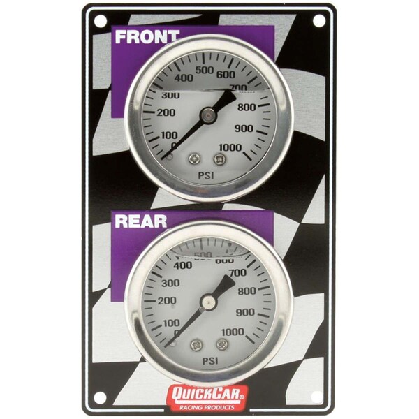 Quickcar Racing Products QRP61-101 Light Weight 1.5 in. Mini Brake Bias Vertical Gauge Panel QRP61-101 - main